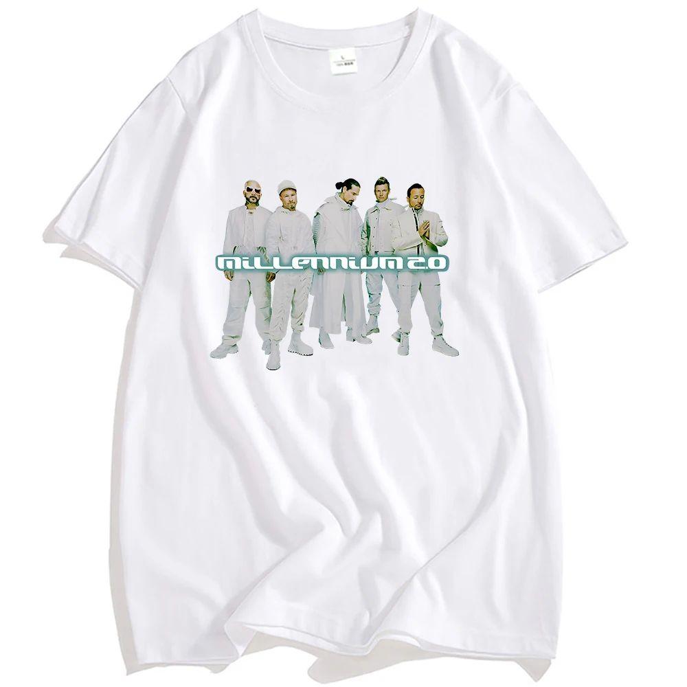 Backstreet Boys Millennium 2.0 T-Shirt Kurzarm T-Shirts Lässige Mode T-Shirt O-Ausschnitt Grafik-Tees Unisex