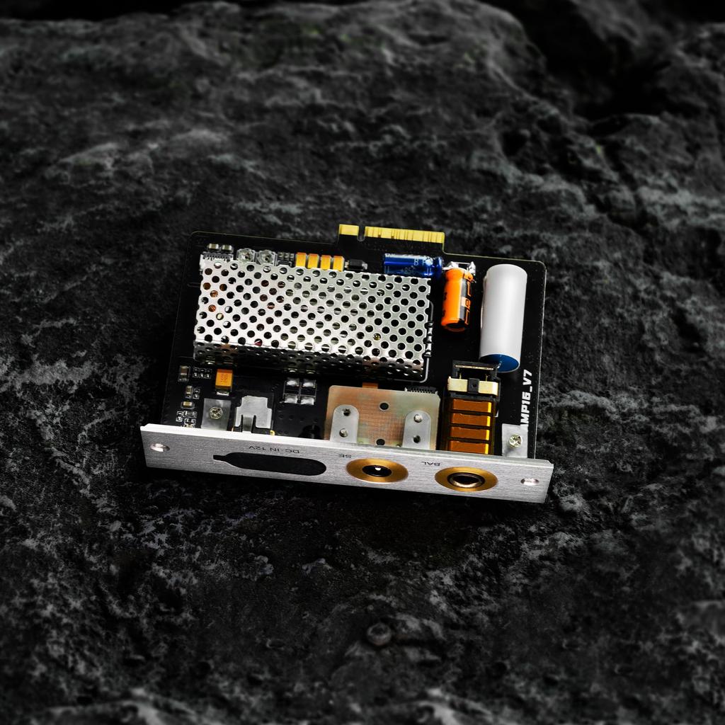 iBasso Audio AMP16 Dual Vacuum Tube AMP Card for Flagship Audio Players with DX340 Discrete PWM-DAC, 4.4mm + 3.5mm Compatible, Class AB Mode