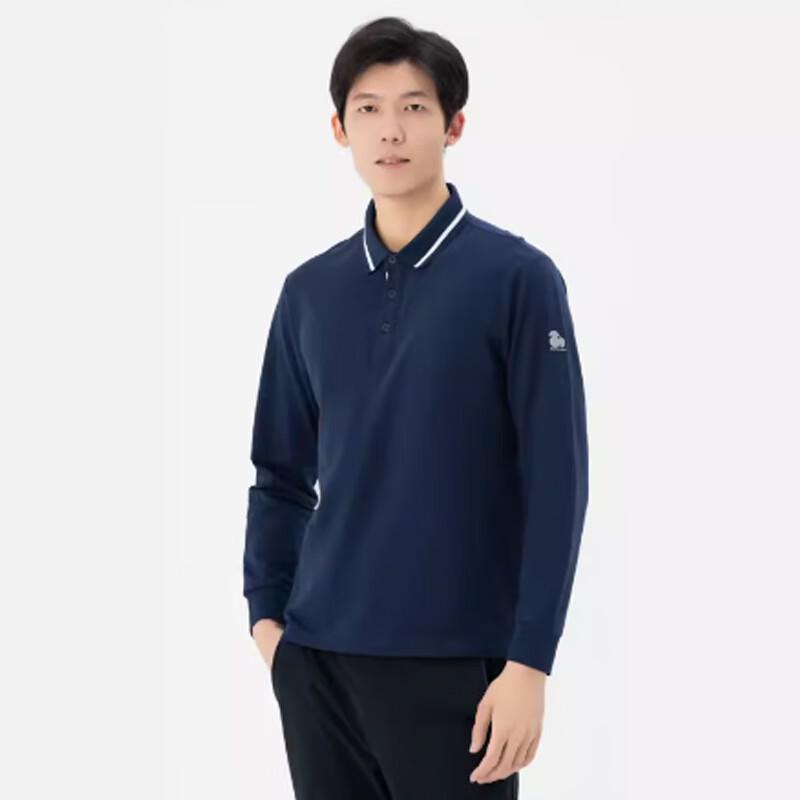SCALER Men s Slim Fit Long Sleeve Cotton Polo Shirt F4914388 S