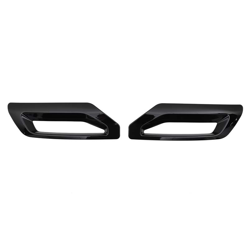 

ABS Car Rear Bumper Tail Throat Exhaust Pipe Air Outlet Decorative Frame For Mitsubishi Outlander 2025+ Exterior Accessories чорний
