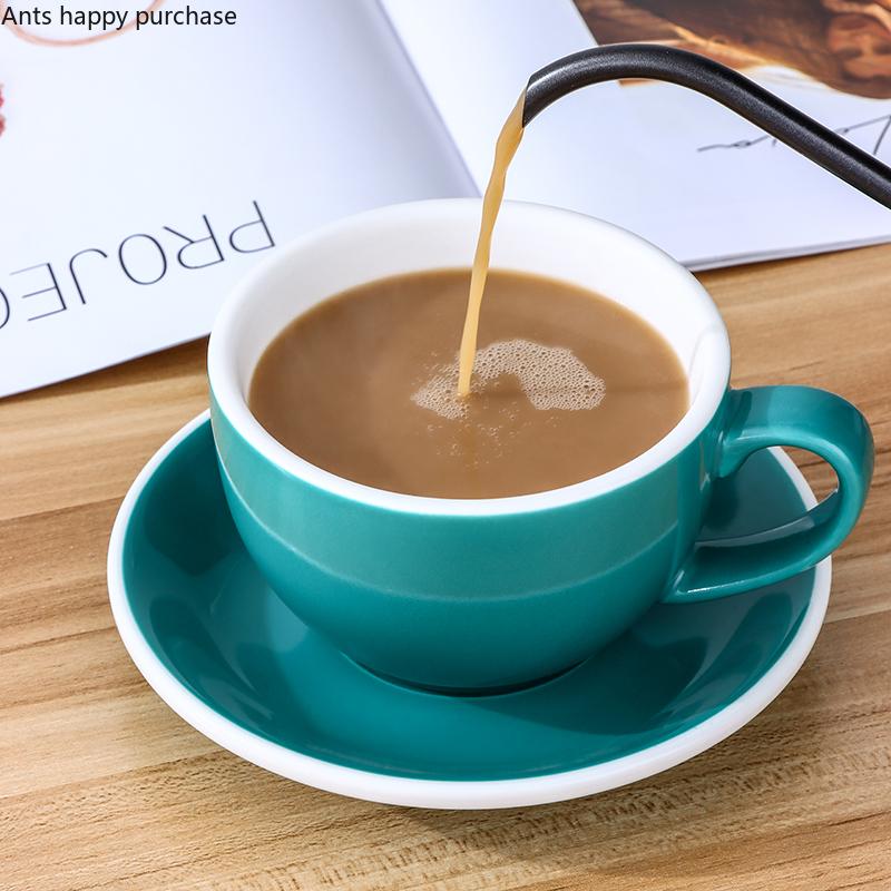 350 ml große Keramiktasse, Kaffeetasse und Untertasse, Milchteetasse, Nachmittagsteetassen, Bürokaffeetasse, Milchbecher, Teebecher