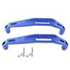 Blue Metal Rear Passenger Handlebar Grip Armrest for Motorcycles