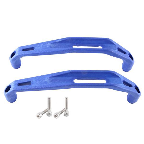

Blue Metal Rear Passenger Handlebar Grip Armrest for Motorcycles None