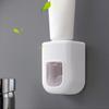 Wall Mounted Toothpaste Dispenser Adhesive Toothpaste Holder No Drilling Automatic Toothpaste Squeezer for Kids And Adults Bathroom