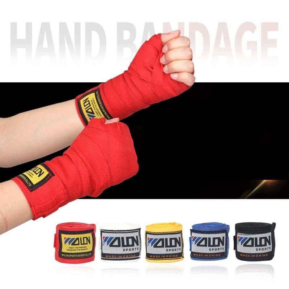 1Pair Wrist Boxing Bandage Combat Protect Hand Wraps Belt New Sports Strap