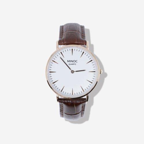

[Minok] Minok Zenith Quartz Watch 003 Gold NONE