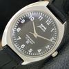 VINTAGE HMT JANATA HAND-WINDING INDIAN MENS BLACK COLOR DIAL WATCH A702052-5 R208-a702052