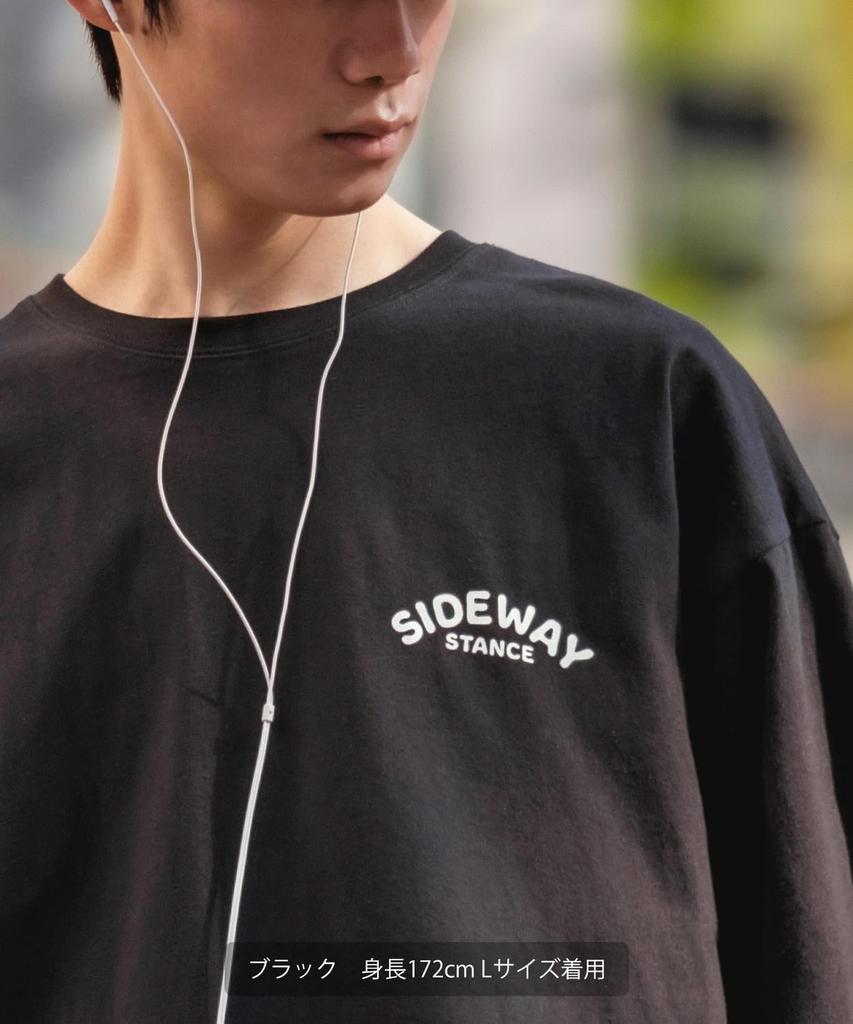 IMPROMES Casual SIDEWAYSTANCE Short Sleeve Game Print T-Shirt, Men's, Black