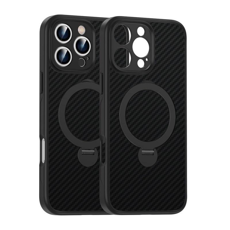 

Подходит для Apple 16promax, вращающегося звукового магнитного присосочного кронштейна 14, чехла для мобильного телефона iphone15, матового жесткого чехла с рисунком из углеродного волокна iPhone11