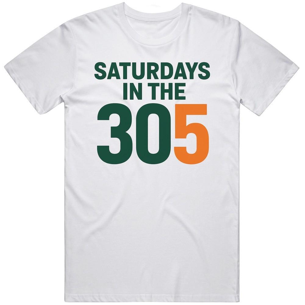 Cool Saturdays in the 305 College Football Fan Great Gift Idea T Shirt Unisex T-Shirt XXL