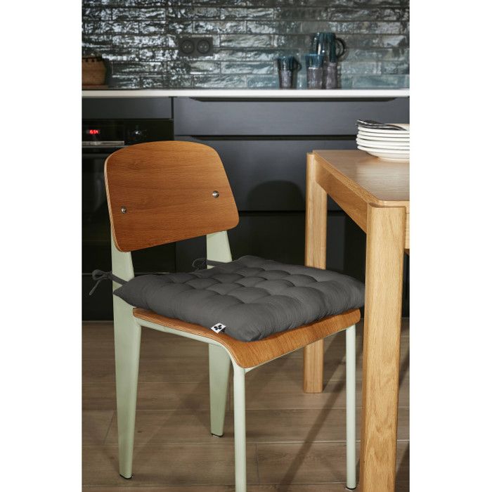Assise matelassée 16 points "Gaïa" 40 x 40 cm "Gaze de Coton" l'Effet Papillon