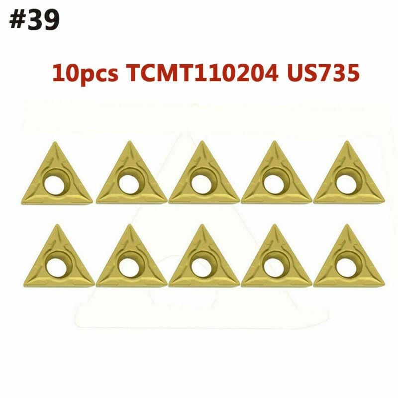 Versatile CNC Carbide Inserts Blade Cutter Lathe Turning Tool Kit 10pcs