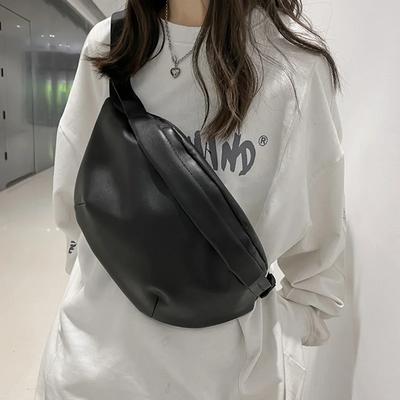 Fashion Ladies Waist Bag Unisex Fanny Pack Soft Leather Female Belt Bags High Quality Luxury Shoulder Crossbody Chest Bags Purse
