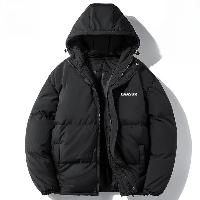 Men s Lambswool Cotton Jacket: Plush, Warm & Thickened Winter Outerwear for Couples. 3XL (161-175 lbs recommended)