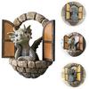 Holibanna 3D Dragon Wall Art Decor Hanging Dinosaurs Sculpture Wall Mounted Room Decor Home Wall Decorations for Kids Bedroom