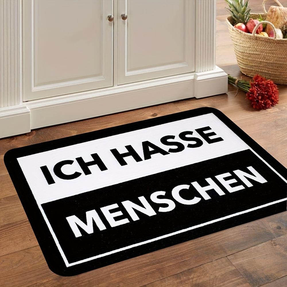 1PC German Charactor Door Mats Kitchen Rugs Non-Slip Pop art design Living room Rugs Bath Mat Carpet for Home Sink Laundry Decor