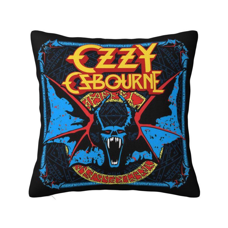 Custom Ozzy Osbourne Prince Of Darkness Cushion Cover Heavy Metal Band Rock Velvet Nordic Throw Pillow Case Home Decoration