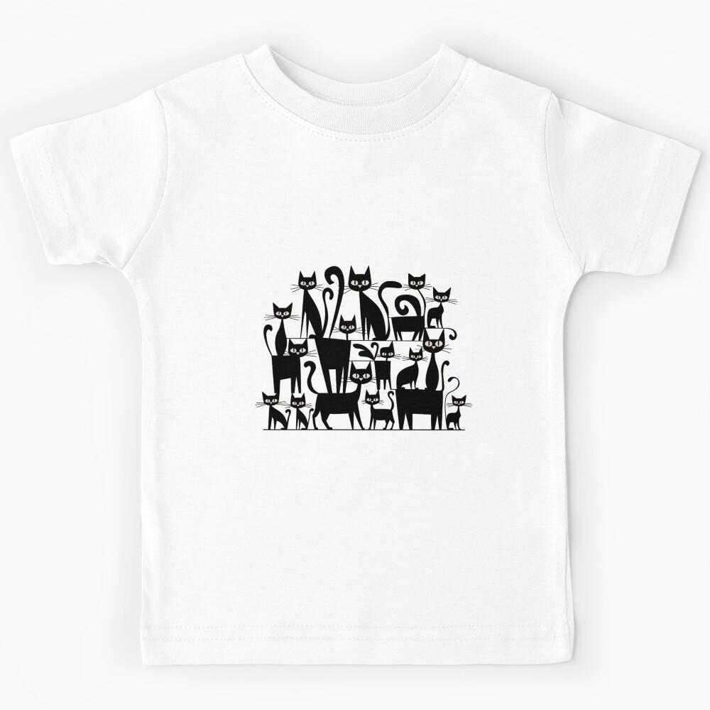 Meow-ltitude of Cats Kids T-Shirt 160