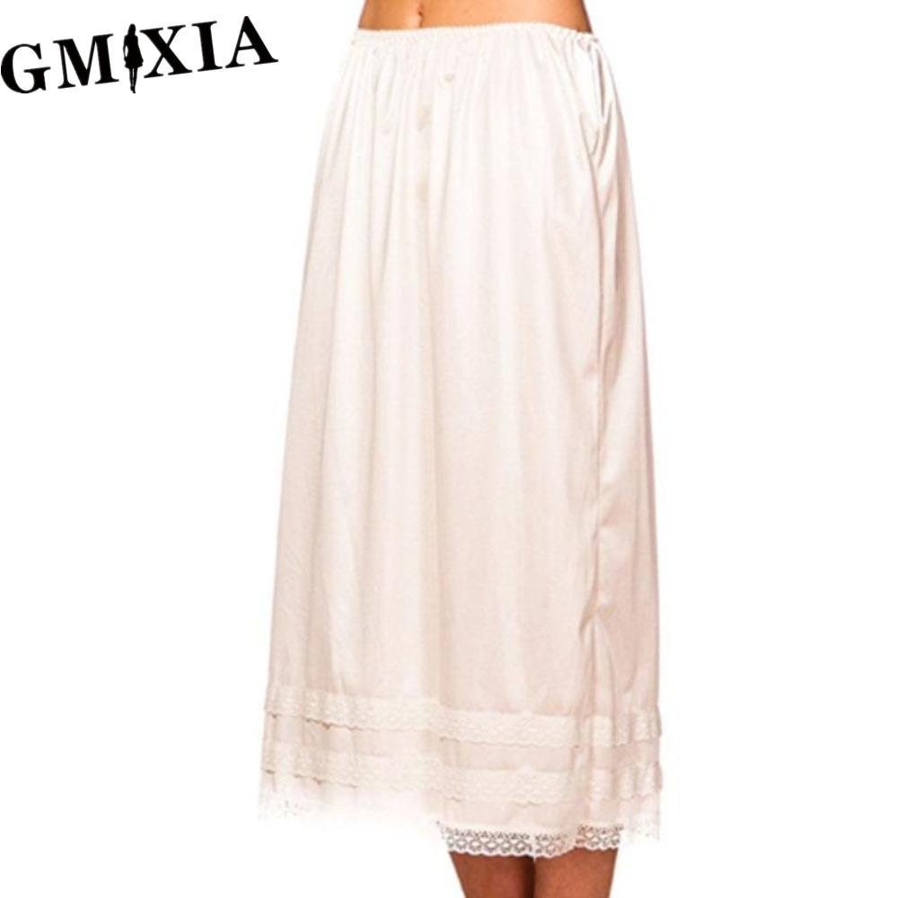 GMXIA Women's Fashion Casual Solid Color Print Summer Spring Skirts