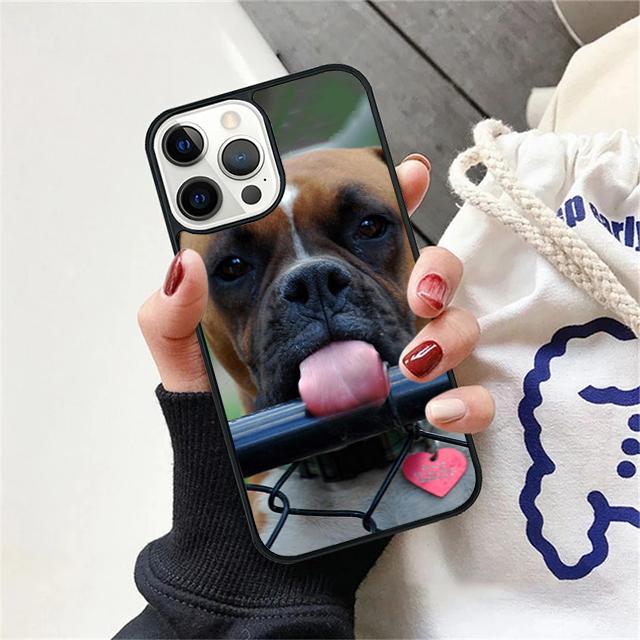 Boxer Dog Puppy Puppies Design Phone Case Cover For iPhone 17 Air 15 16 Pro Max 14 13 12 11 Pro Max Plus Coque