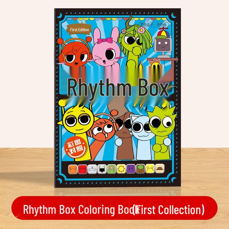 Rhythm Box Children s Hand-Painted Tracing & Coloring Book