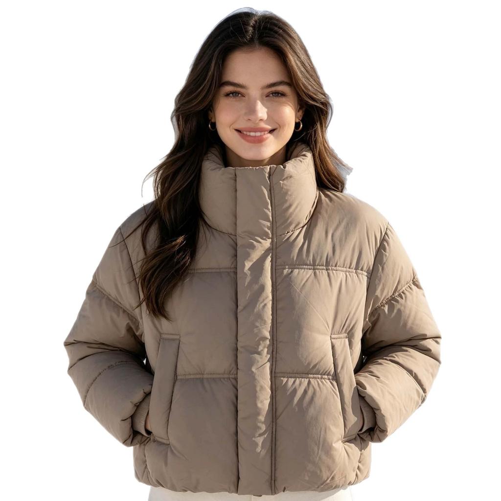 Short down cotton clothes cotton clothes women's new thickened warm stand-up collar jacket loose warm cotton clothes