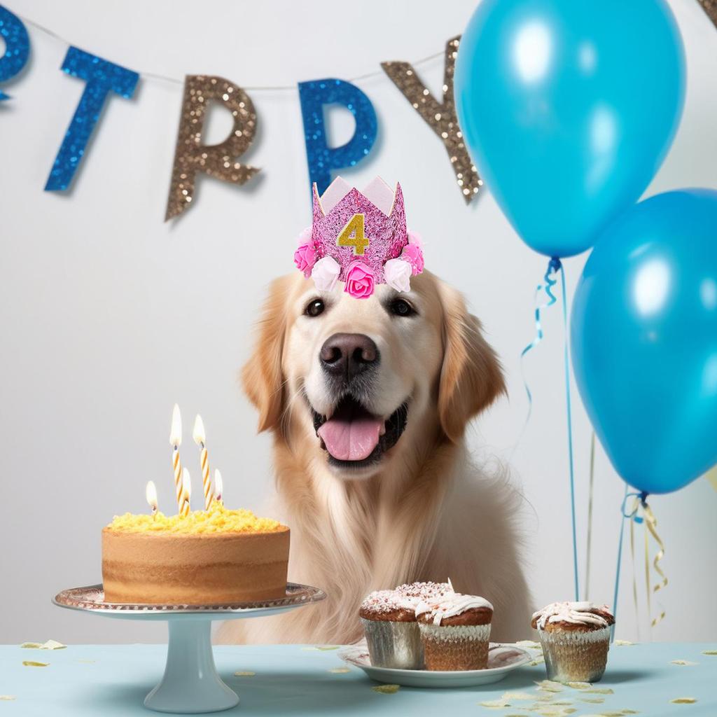 Dog Birthday Crown Hat Decoration Choice For Dog Birthday Party Crown Dog Birthday Party Decorations