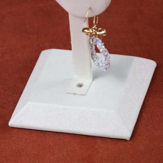 Earring Display Stand Muti-purpose Ear-shaped Easy to Stab Flannel Earring Holder Organizer for Earring