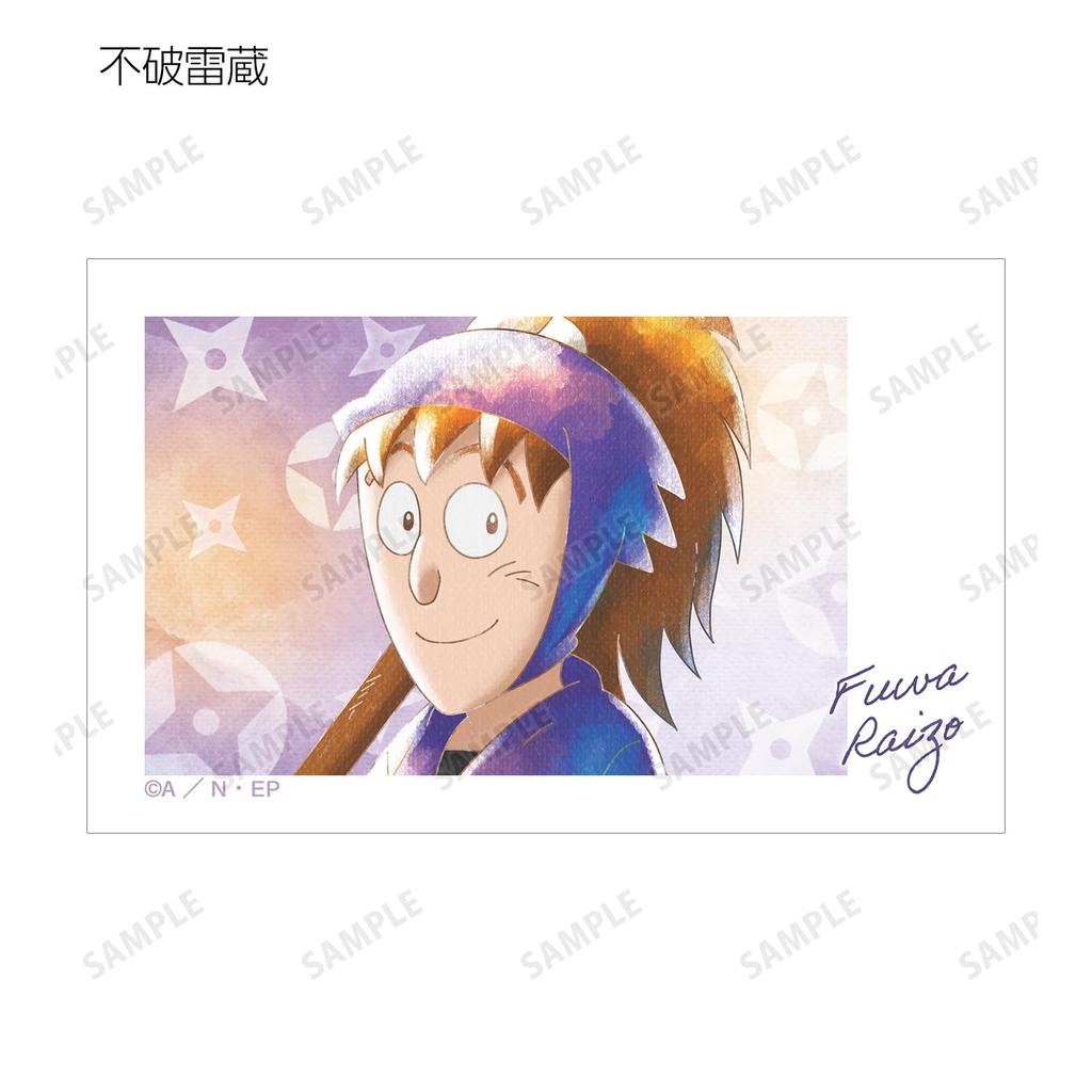 Nintama Rantaro Trading Ani Art aqua label Illustration Card ver.B 11-Pack Box