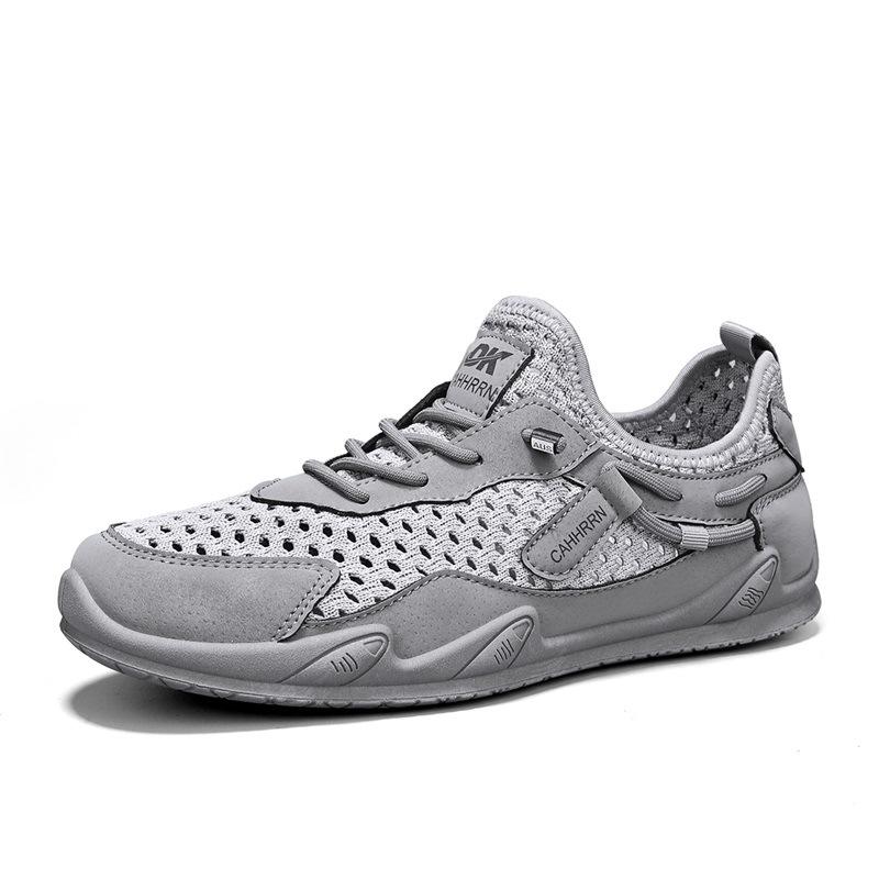 

Men s shoes 2025 new men s casual sports shoes breathable mesh lightweight lace-up running shoes trendy student tide shoes 44