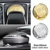 Hot 2025 For AMG W124 2025 For Benz AMG 1pcs 48mm Car Central Control Multimedia Knob Cover Sticker For Mercedes Benz AMG GLC GL
