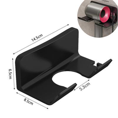 Storage Holder Hair Dryer Holder Wall Mounted Rack Bathroom Shelf Storage Shelves Accessories Shelves Hair Brush Storage Bracket