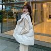 Autumn and winter new down cotton vest women's short loose stand-up collar versatile vest vest jacket women