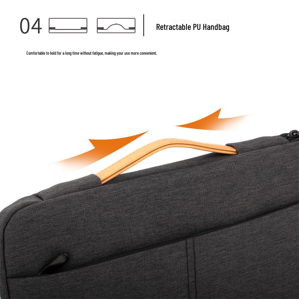 Waterproof Multi-Functional Minimalist Laptop & Tablet Tote Bag, Fits 16/13.6 Inch Devices.