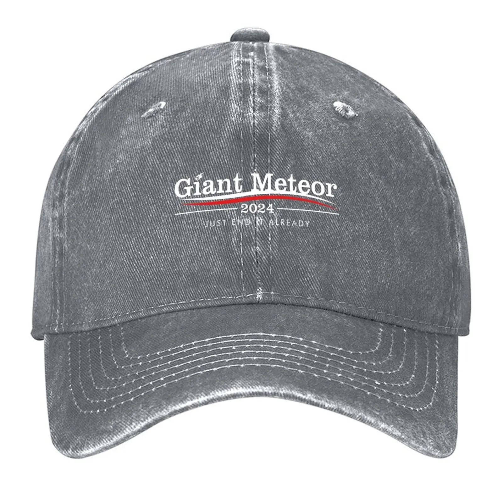 Giant Meteor 2024 Just End It Already Baseball Cap custom Hat Rave sun caps Visor Women s 2025 Men s