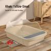 Compact Semi-Enclosed Cat Litter Box with Odor Proof Design