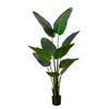 Nordic Style Bird of Paradise Faux Potted Plant, Indoor Decor Traveler's Palm Bonsai Tree