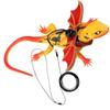 Colorful Leather With Bat Wings Gecko Chest Strap Reptile Leash Lizard Traction Rope Lizard Harness