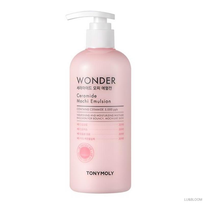 Tonymoly Wonder Ceramide Mochi Emulsion 300ml (+Free gift)