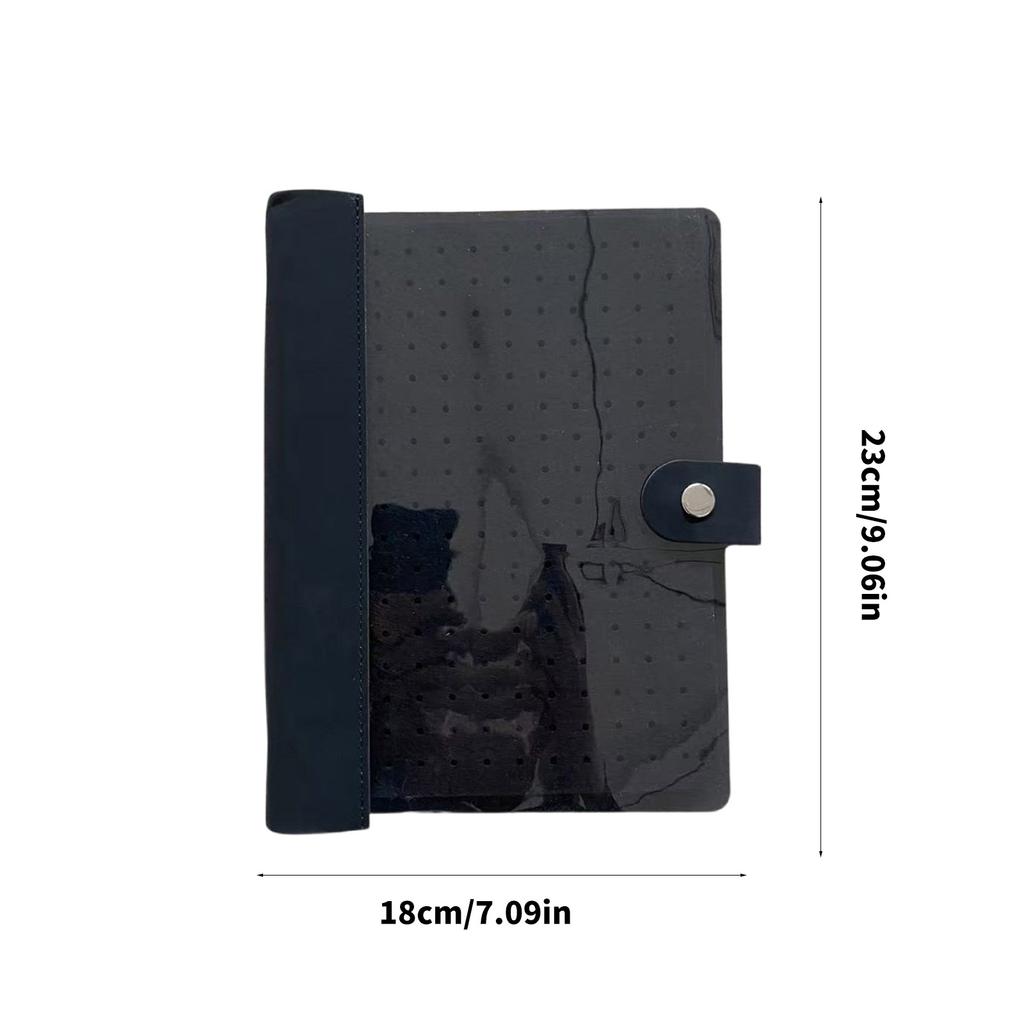 8 Pages Pin Display Book Portable Organizer with Clear Cover Travel Friendly Pin Book Suitable for Brooch Collectors