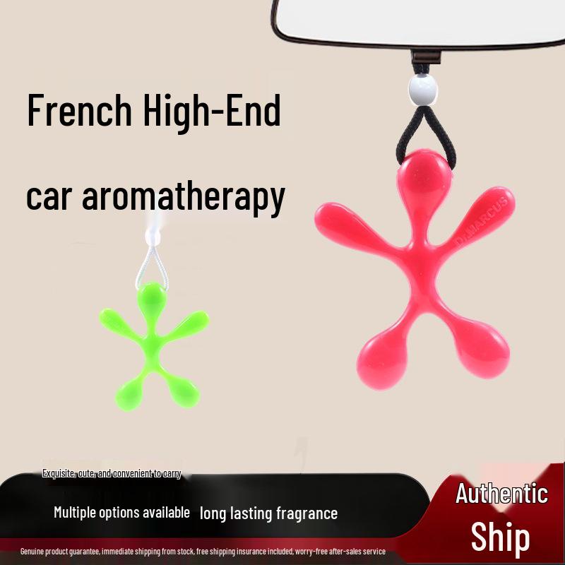 Car Air Freshener Scented Paper Hanging Ornament for Vent - Cartoon Design Solid Perfume