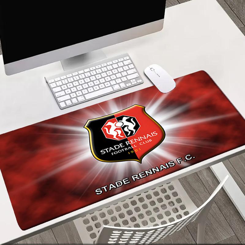 Stade Fc Emblem Mouse Pad Office Desk Mat, Gaming Mouse Pad Mousepad, Keyboard pad,Heavy-Duty Non-Slip Rubber Backing, Gift