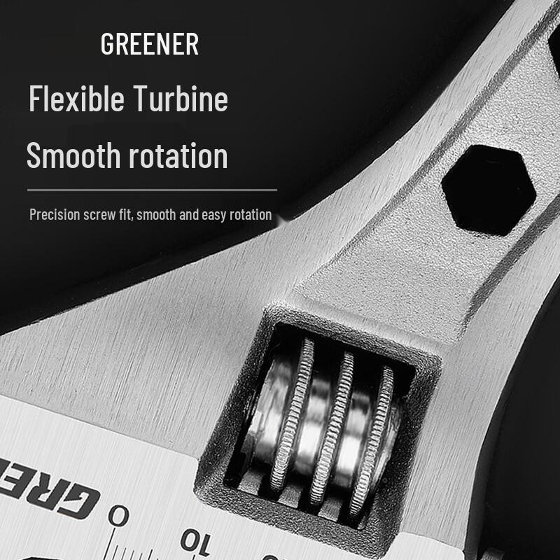 Greener 10-inch Dual-Purpose Adjustable Wrench