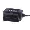 Monitoreo de estacionamiento las 24 horas, cable de carga USB para coche de 5 V y 3 A, kit de cableado OBD con interruptor para cámara de salpicadero, videocámara y DVR para vehículo.