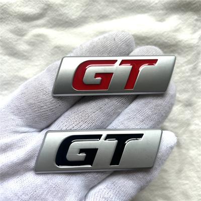 ASHRCR1 GT Car Sticker Badge Emblem Decals for Peugeot Hyundai GT BMW X6 X5 KIA Forte Optima Picanto Stinger Renault Ford Focus Mondeo