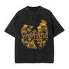 Heißer Verkauf Clan Wu Tang Globale Tour Mercah Grafikdruck T-Shirt Harajuku Mode Übergroßes T-Shirt Unisex Vintage Gewaschene Baumwolle Oberteile