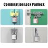 1 cadenas de couleur de grande taille pour serrure industrielle, pour porte, entrepôt, casier, serrure à mot de passe, serrure à combinaison, serrure à mot de passe à 4 chiffres ZPG