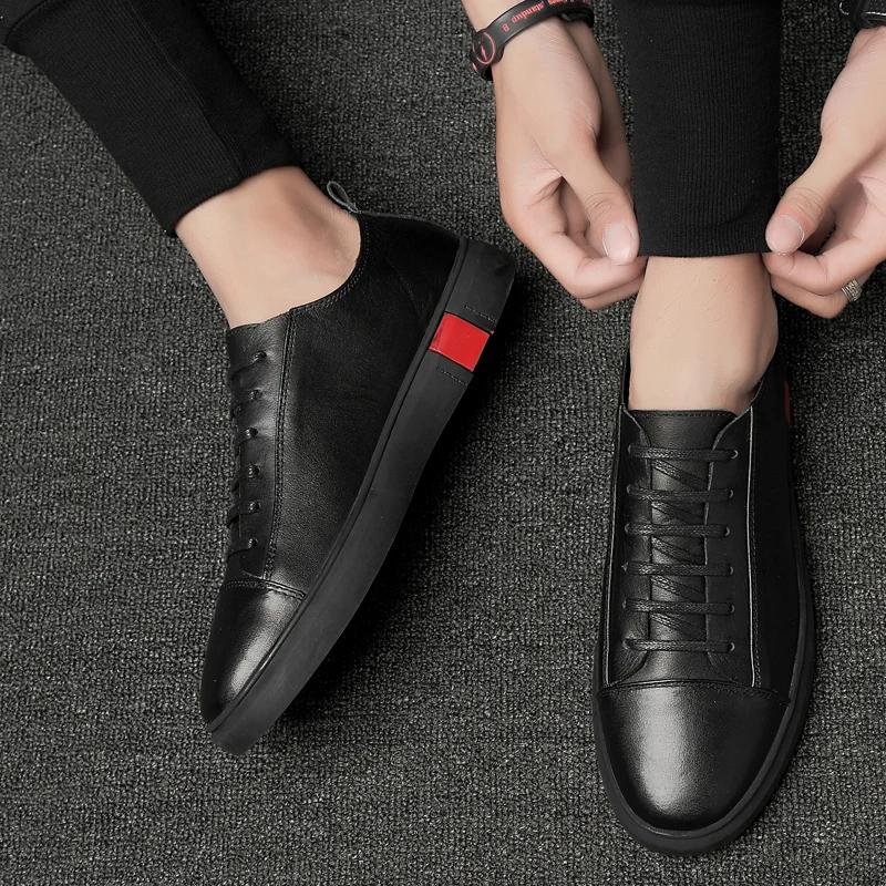 

Мужская обувь из кожи, мужские кроссовки, обувь для мужчин, роскошные дизайнерские повседневные туфли на плоской подошве, мужская кожаная обувь 46