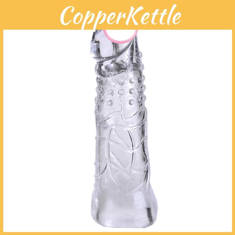 Reusable Sex Extension Toy Enlarge Sleeve Ring Full Delay Cover