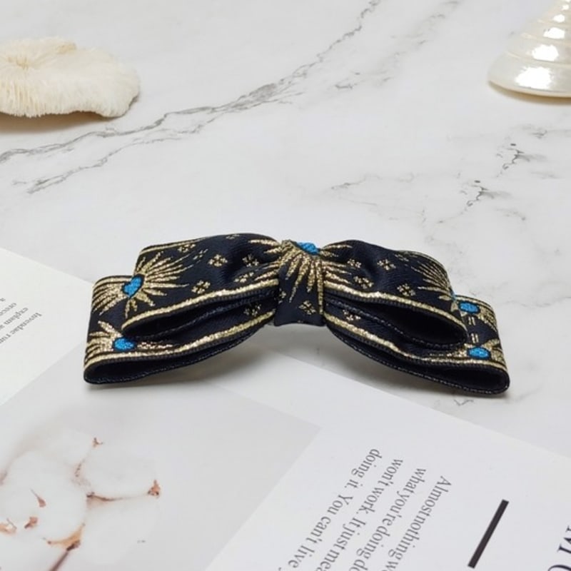 MAIA Retro perlová sponka do vlasů - Zlatá